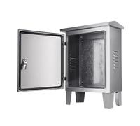 Aioneer 304 Stainless Steel Electrical Enclosure, Waterproof & Dustproof with Mounting Bracket & Lock, 27.5X19.6X10In, Ideal for Indoor/Outdoor Use, Durable Electrical Box-31.5x23.6x8in/80x60x20cm