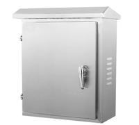 Aioneer Distribution Boxelectrical Enclosure Box Stainless Steel Electrical Junction Box, Outdoor Electrical Outlet Box with Safety Lock, Universal Electric Equipment Connection-25×15×30cm