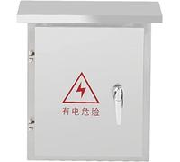 Aioneer Distribution Boxoutdoor Electrical Boxes Waterproof Junction Box Wall-Mounted, Stainless Steel Electrical Enclosure Box, Outdoor Waterproof Hinged Junction Box with Mount-500 * 400 * 170mm