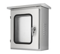 Aioneer Distribution Boxstainless Steel Electrical Box Lockable Electrical Enclosure, Waterproof & Dustproof Electrical Junction Box, Outdoor/Indoor Communication Box,-40×25×50cm