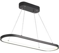 Aioneer Fashionable Modern Dimmable LED with Unique Ring Runway,Acrylic Dining Table Pendant Lamp with Remote Control Stylish Chandelier Dining Table Decoration Hanging Light -,