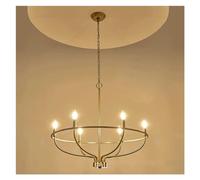 Aioneer Living Room Coffee Table Ceiling Chandelier Decoration Modern Dining Room Lights Ring Lights Decorating Home, for Living Room-Gold