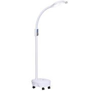 Aioneer Magnifier 8X Magnifier Lamp Floor Standing,Adjusting Light,Magnifying Light Adjustable Wheels for Skincare Beauty Nail Manicure Tattoo Salon And Home Use Energy Saving Wh