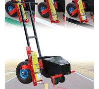 Aioneer Marcatrice per linee di campo da gioco, marcatrice a nastro, regolazione della larghezza 4-18 cm, per contrassegnare linee dritte, rotonde e curve, per scuole, strade e fabbriche