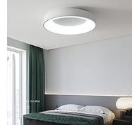 Aioneer Modern Nordic LED Dimmable Ceiling Light for Living Room Ultra Thin Design Low Ceilings Ideal for Offices 15In-Rc Dimmable-White12in