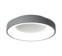 Aioneer Modern Nordic LED Dimmable Ceiling Light for Living Room Ultra Thin Design Low Ceilings Ideal for Offices 15In-White Light-Grey15in