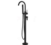Aioneer Rubinetto Termostatico per Vasca da Bagno Indipendente Contemporaneo, Set di Rubinetti per Vasca da Bagno in Ottone Multifunzionale, Miscelatori per Doccia A Pavimento Co-Oil Rubbed Bronze