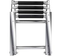 Aioneer Scala per Pontone A 4 Gradini, Scaletta Telescopica Pieghevole in Acciaio Inossidabile, Montaggio sotto La Piattaforma, per Barche Marine, Yacht, Piscine