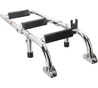 Aioneer Scale, Scaletta per Barche A 3 Gradini in Acciaio Inossidabile Pieghevole, Telescopica, Resistente, per Immersioni Subacquee, per Yacht Marini