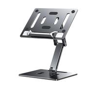 Aioneer Supporto Per Laptop, Supporto Per Laptop Da Scrivania, Supporto Pieghevole Per Notebook In Alluminio Regolabile In Altezza/Angolazione-Grey