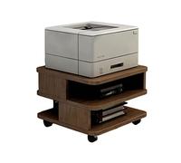 Aioneer Supporto Per Stampante, Scaffale Industriale Da Pavimento, Tavolo Mobile, Supporto Per Fotocopiatrice, Carrello Portaoggetti Sotto La Scrivania, Su Ruote, Per Casa E Uffi-A-40X40X30cm