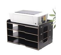 Aioneer Supporto Per Stampante, Supporto Per File Spesso, Scrivania In Legno, Multistrato, 4 Griglie, Scaffale Per Ufficio, Scatola Portadocumenti A3, Scatola Informativa, Suppor-D