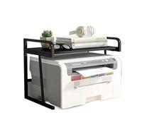 Aioneer Supporto Per Stampante, Supporto Per Stampante, Doppio Strato Di Archiviazione, Scrivania Da Ufficio Con Tipo Ad Ago, Piccola Fotocopiatrice Per La Casa, Ripiano Di Finit-Black