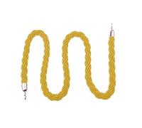 Aioneer Twisted Rope Barrier Post, 1/1.5/2/2.5/3M, Queue Management Rope, Visitor Control Stanchion for Grand Openings, Hotels, Events with Red Carpet, Crowd Control Solution-Unique Colour-2M