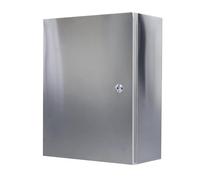 Aioneer Weatherproof Stainless Steel Junction Box - Durable Wall-Mounted Electrical Distribution Box for Outdoor Use, Waterproof Metal Electric Enclosure
