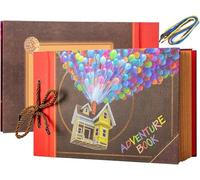 AIOR Adventure Book Album Fotografico 40 Pagine, DIY Scrapbooking Album Foto Retro Guestbook Anniversario Matrimonio Regalo Compleanno