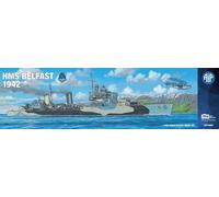 AIP15002 Hms Belfast 1942 Royal Navy Cruiser Scala 1:3 50 Plastic Kit - T48 Post
