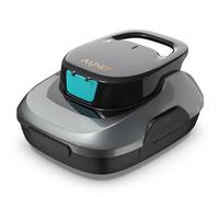 AIPER Scuba, Robot per piscina senza fili, Batteria a doppia azionamento, Parcheggio automatico, Adatto per piscine piatte fino a 80 mq, Drenaggio rapido, Autonomia 90 min (Rosso)