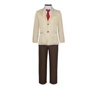 AIPILEI Costume da Yagami leggero, per cosplay, Death Note, per cosplay, uniforme scolastica, set completo, per giochi di ruolo, Halloween, per donne e uomini (yagami chiaro, XXL)
