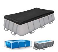 Aipwerer Copertura per Piscina Rettangolare 420D 305x205x30cm Occhielli