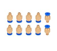 Aiqeer 10 Pezzi 3D Stampante PC4-M6 Pneumatico Connettori, PC4-M6 Pneumatico Rapido Raccordo
