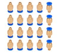 Aiqeer 20 Pezzi 3D Stampante PC4-M6 Pneumatico Connettori, PC4-M6 Pneumatico Rapido Raccordo