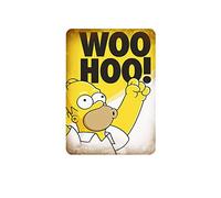 AIQIBAO - Targa in Metallo Vintage con Scritta in Lingua Inglese The Simpson for Kitchen Home Coffee Bar Pub Shop (Lingua Italiana Non Garantita)