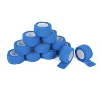AiQInu 12 Rotoli di Bende Elastiche Autoadesive per Animali 2.5 cm x 4.5 m, Ipoallergeniche, Impermeabili e Traspiranti, Garza Autoadesiva per Fasciatura, per ginocchio spalla gomito