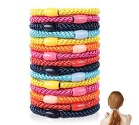 AiQInu 15 Pezzi Elastici Capelli Donna,5 mm Elastico per Capelli Scrunchie,Fasce Elastici per Capelli per Donne Ragazze