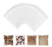 AiQInu 200 Pezzi Sacchetti per Confetti Adesive, 10 x 10 cm Bustine Trasparenti Richiudibili, Sacchetto Regalo per Matrimonio Battesimo, Bustine per Confetti Biscotti