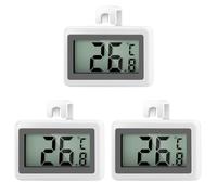 AiQInu 3 Pezzi Termometro Frigorifero Mini, Magnetico Termometro Digitale con Gancio, Campo di Misura -50°C a +70°C, Termometri Frigo Congelatore per Casa Ristoranti Bar