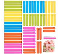 AiQInu 30 Pezzi Mollette Chiudi Sacchetti 7/11 cm, Chiudi Sacchetti Cucina, Clip Chiudi Sacchetti Riutilizzabile per Snack, Caffè, Caramelle, patatine e così via - Colorato