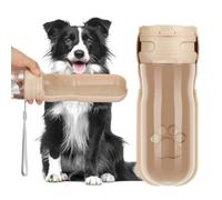 AiQInu 520ML Borraccia per Cani Portatile, 180° Ripiegabile Borraccia Cane, Antigoccia Dispenser Acqua Cani con Filtro a Carboni Attivi, Bottiglia Cani per Il Campeggio Quotidiano a Piedi