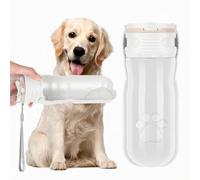 AiQInu 520ml Bottiglia per Cani, pieghevole a 180° & a prova di perdite, bottiglia portatile con filtro, grande capacità, bottiglia da viaggio per cani piccoli, gatti & animali domestici