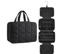 AiQInu Beauty Case da Viaggio, Borsa da toilette da viaggio per Donna Uomo,impermeabile Beauty Case con Gancio per Appendere per Organizzare Oggetti Personali Accessori