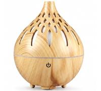 AiQInu Diffusore di Oli Essenziali, 160ml Diffusore di Aromi Umidificatore Ambiente Con LED a 7 colori, Ultrasuoni Aromaterapia Diffusore,Spegnimento automatico,Senza BPA