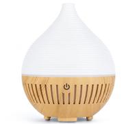AiQInu Diffusore di Oli Essenziali, 160ml Diffusore di Aromi Umidificatore Ambiente Con LED a 7 colori, Ultrasuoni Aromaterapia Diffusore,Spegnimento automatico,Senza BPA