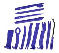 AiQInu Kit Smontaggio Plastiche Auto 12 Pezzi, Kit Smontaggio Pannelli Auto, Leve Plastica Smontaggio Auto per Pannelli Auto Autoradio Cruscotto (Blu)