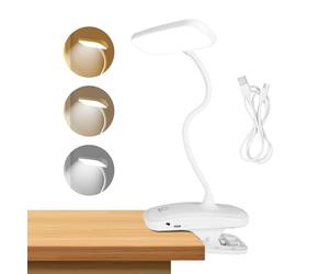 AiQInu Lampada da Lettura con Pinza, Luce per Lettura Libri a Letto, 18 Led Lampada a Clip, Luce Lettura Libro Notturna