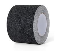 AiQInu Nastro Adesivo Antiscivolo, Strisce Antiscivolo per Scale, 10cm × 10m, Nastro Antiscivolo per Scale, Esterne, Interne, Antiscivolo Scale...Nero
