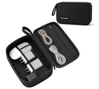 AiQInu Organizer Cavi Borsa da Viaggio Organizzatore Cavi Resistente All'acqua Portatile Porta Cavi Organizer per Caricatore, Chiavetta USB, Auricolare, Power Bank, Hard Disk, Scheda SD