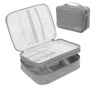 AiQInu Organizer Cavi da Viaggio, Borsa Accessori Elettronica Da Viaggio, Impermeabile E Antiurto, Borsa Organizer, Per Cavi Elettronici, Alimentazione Mobile, Cavi, Batterie, Schede