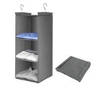AiQInu Organizer da Appendere, Portatutto con 3 Scomparti, Organizzatore Armadio