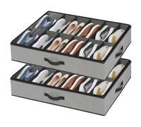 AiQInu Organizer Scarpe, 2 Pezzi, Scatole con Finestra Trasparente