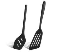 AiQInu Spatola Silicone 2 Pezzi | Spatola Cucina Silicone, Silicone, Resistente al Calore, Ideale per la Panificazione, la Cucina e la Miscelazione
