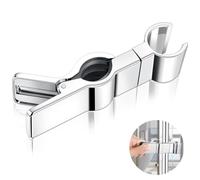 AiQInu Supporto Soffione Doccia, Universale Supporto Doccia Regolabile 22-25mm Diametro, 45° Ruotabile Supporto Doccino per Bagno