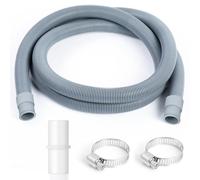 AiQInu Tubo di Scarico per Lavatrice, 1M Prolunga Lavastoviglie Cambio, con 1 Connettore e 2 Fascette Stringitubo,Prolunga universale