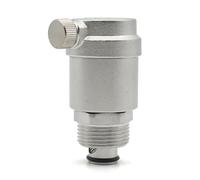 Air Admittance Valve, Automatic Air Release Valves, HVAC Water Heater Replacement Part for Hydronic, Generator, Marine, Automotive, Solar, Industrial, and Compressed Systems, Color Silver