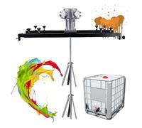 Air Agitators, Pneumatic Mixer, Tank Mixer Machine 1000 L 220 Gallon, Paint Stirring Machine Bracket Air Agitator Paint Mix Tool 3Cylinders(Small5Cylinders)