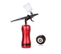 Air-Brush Compressor ad alta pressione PSI AirbrushCosmetics Cake Biscotti Facciale Bellezza Make Up Craft Home FAI DA TE Soffiaggio comodo(Part B Red)